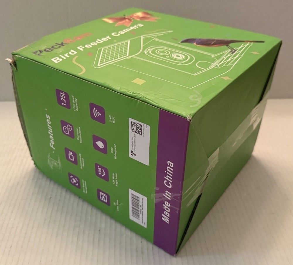 Smart Camera Bird Feeder Solar Powered