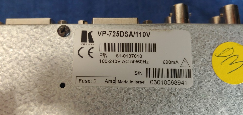 Kramer VP-725DSA Digital Presentation Switcher/Scaler