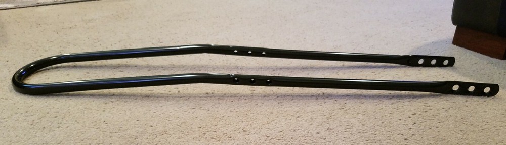NEW 30" BLACK SISSY BAR FOR BICYCLES