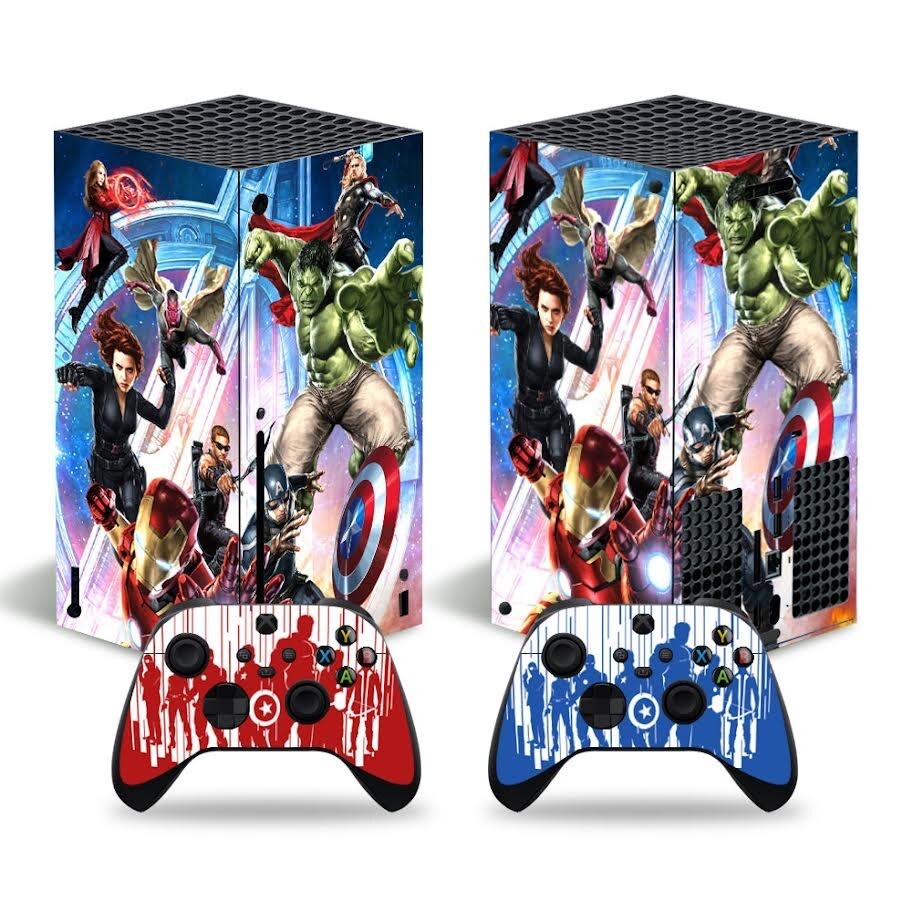 Skin Vinyl Xbox Serie X FREE SHIPPING Sticker Protector Hero Anime Gift USA