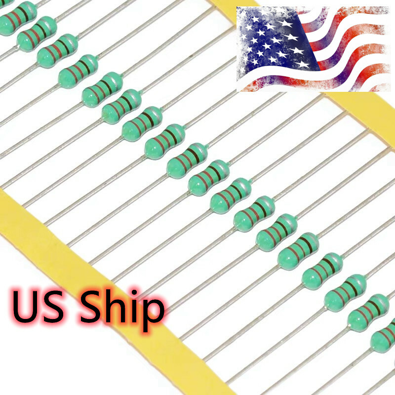 10Pcs 1/4W 10% Color Ring Inductor 0307 Set 0.1uH-1mH Choose From 30 Values