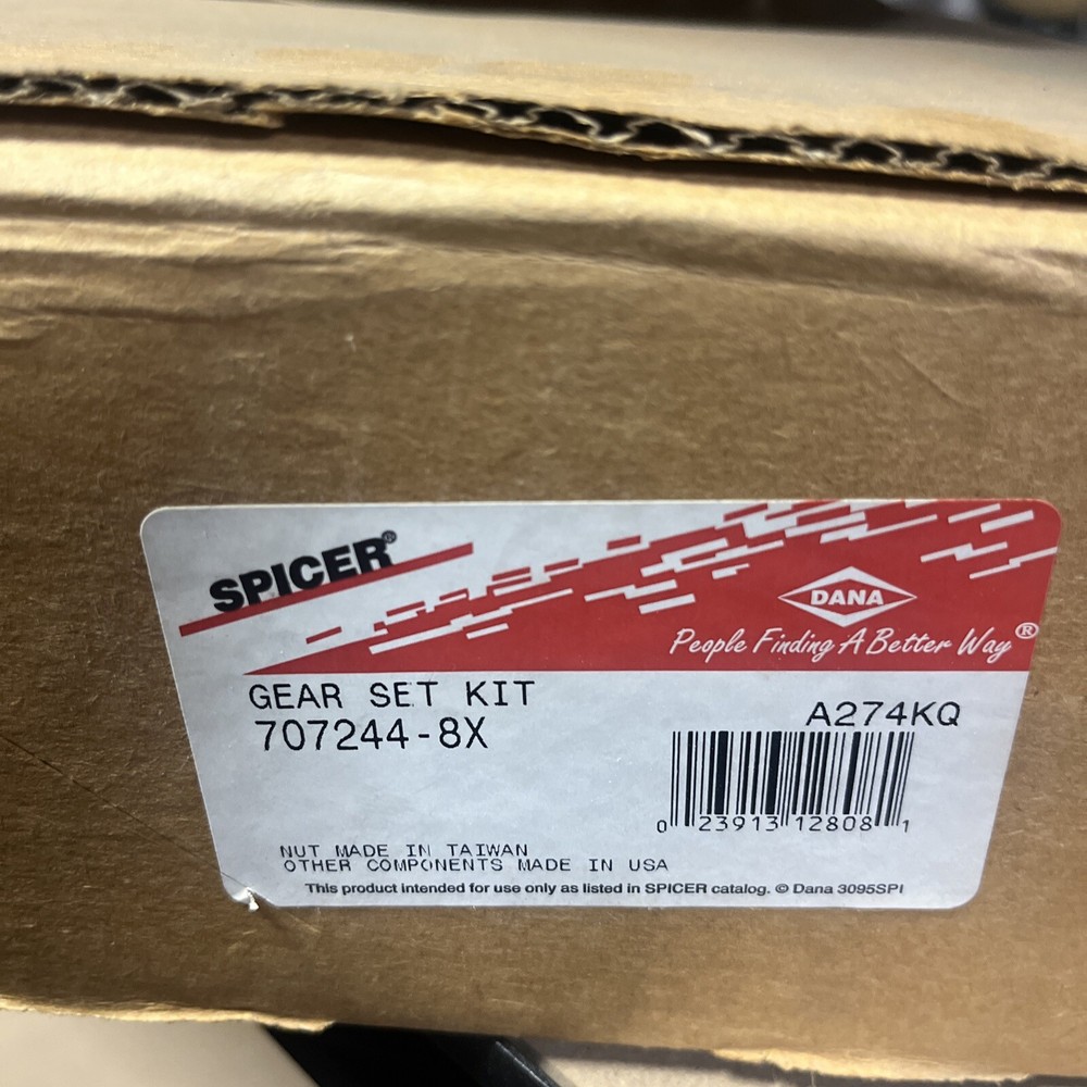 Diff Ring & Pinion  Spicer  707244-8X   (S19)