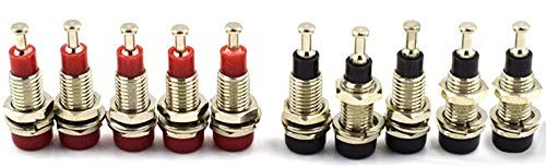 2mm Female Extended Bind Post Alloy Socket Plug Panel Terminal Banana Jack Co...