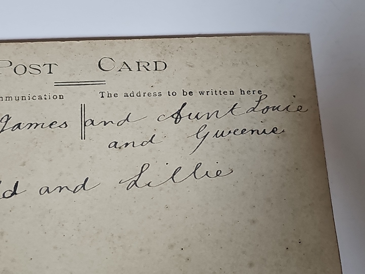 WW1 RPPC Photo UK British Red Cross Medic And Wife Named P14 Type Belt