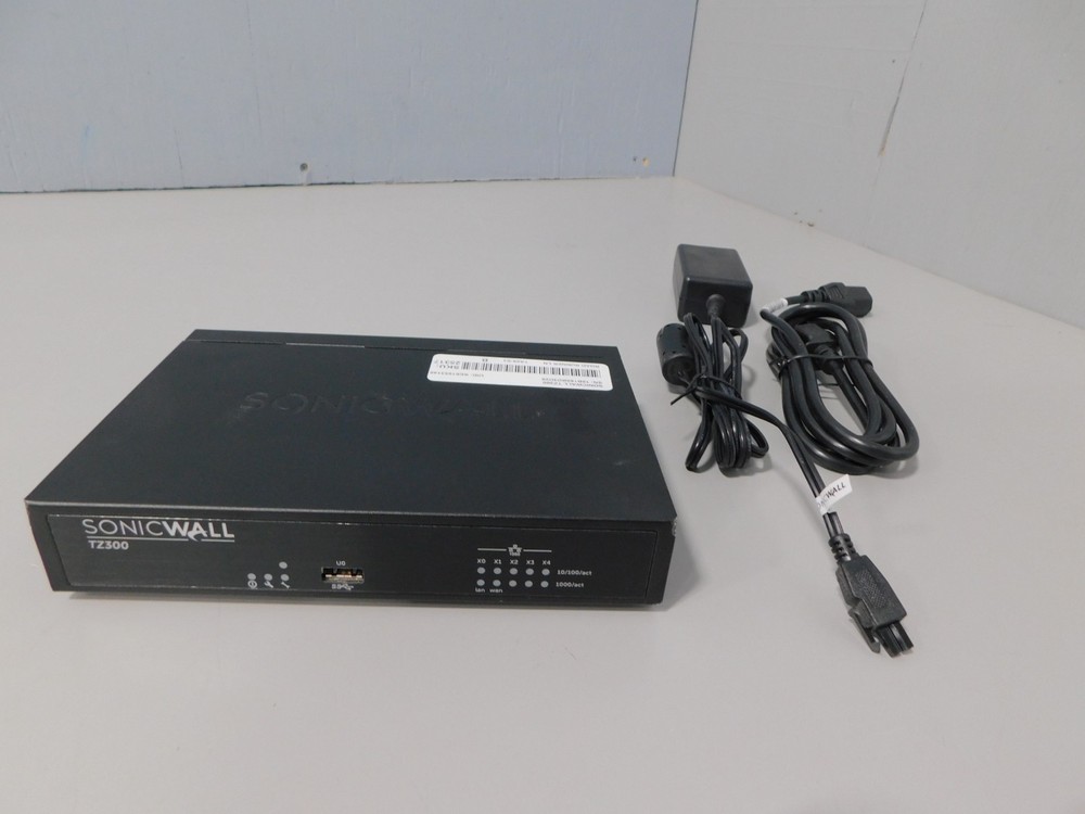 SonicWall TZ300 Network Security Firewall Includes Power Supply