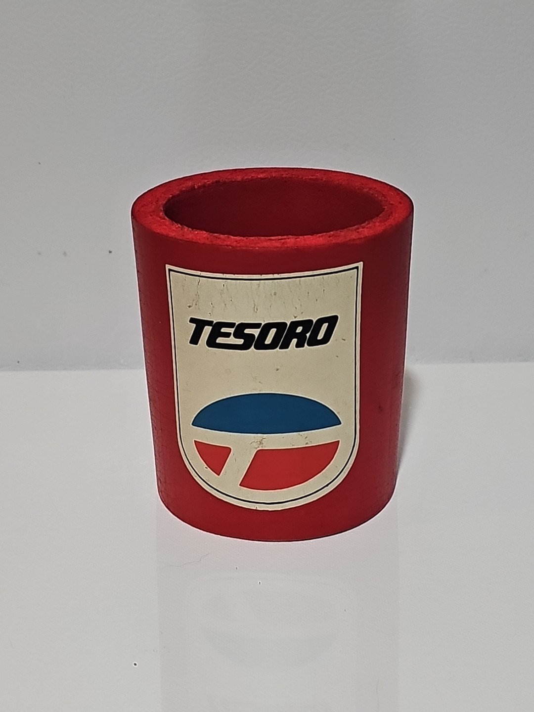 Vintage Tesoro Corp. Foam Koozie Oil And Gas - Gas Station USA