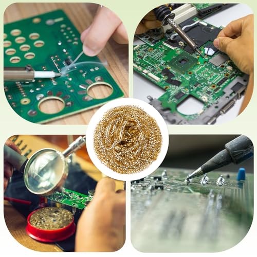 Soldering Iron Tip Cleaner, Solder Tip Cleaning Brass Wire for 10 Pack