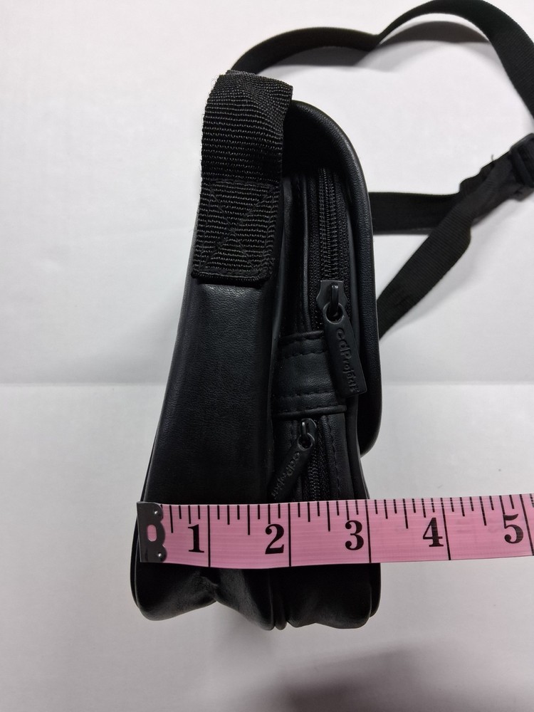 Vintage CD Projects CD Player Carrying Case Black Bag With Strap