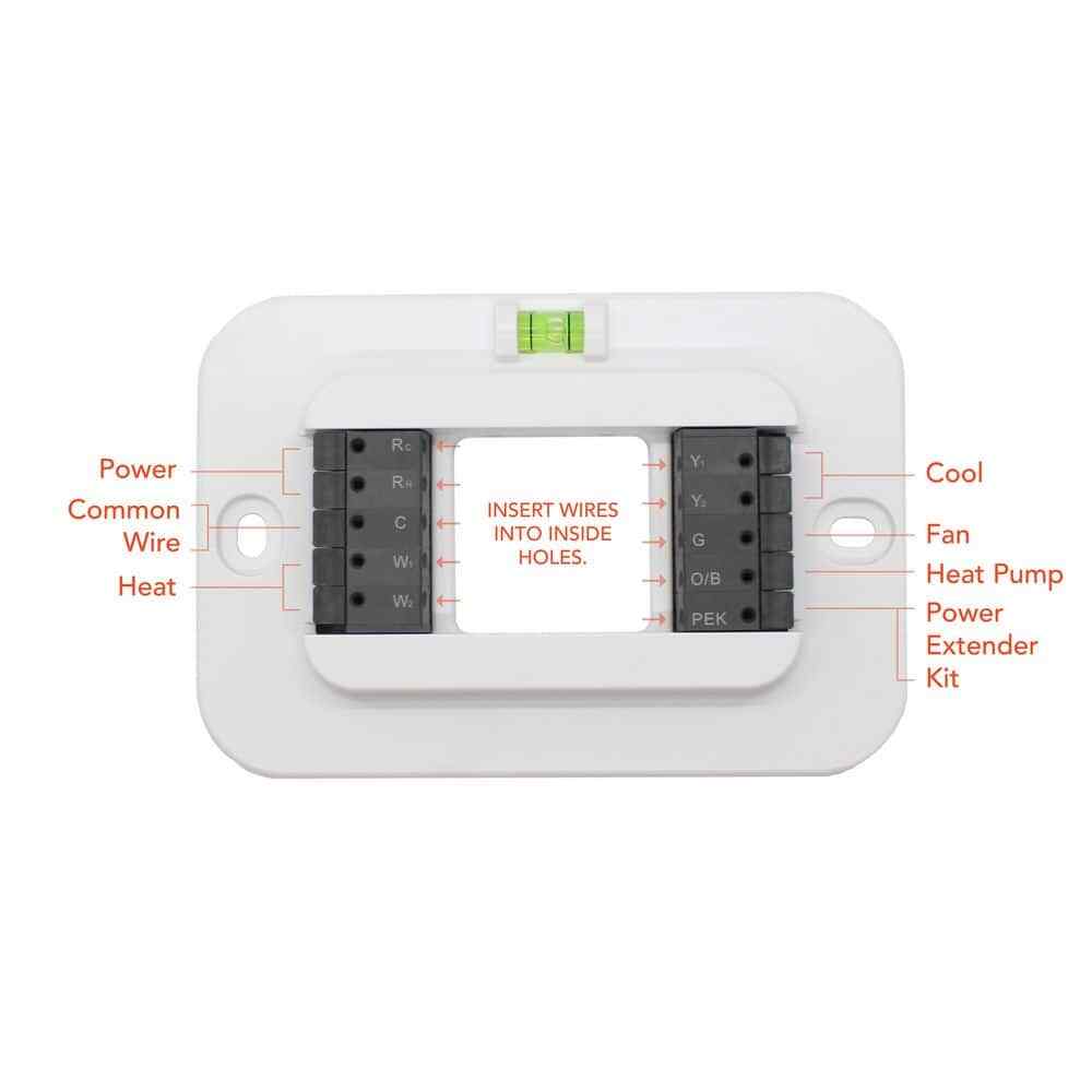 CE Smart Programmable Thermostat Wi-Fi/Bluetooth Enabled Powered by Hubspace