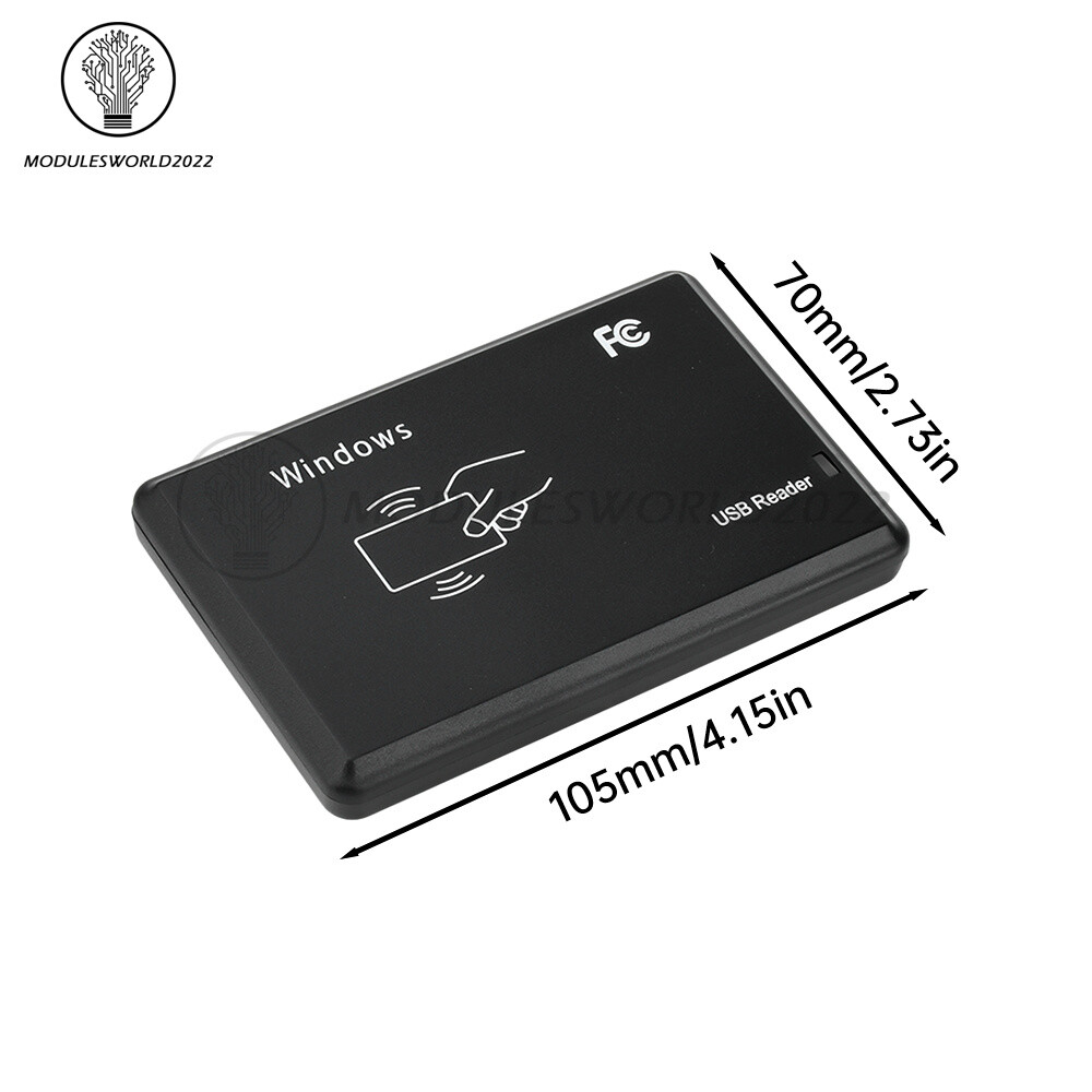 125Khz USB RFID Contactless Proximity Sensor Smart ID Card Reader EM4100