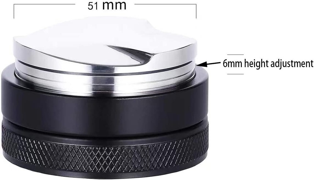 51mm Adjustable Coffee Leveler (distributor) Barista Tamper La Pavoni millenium