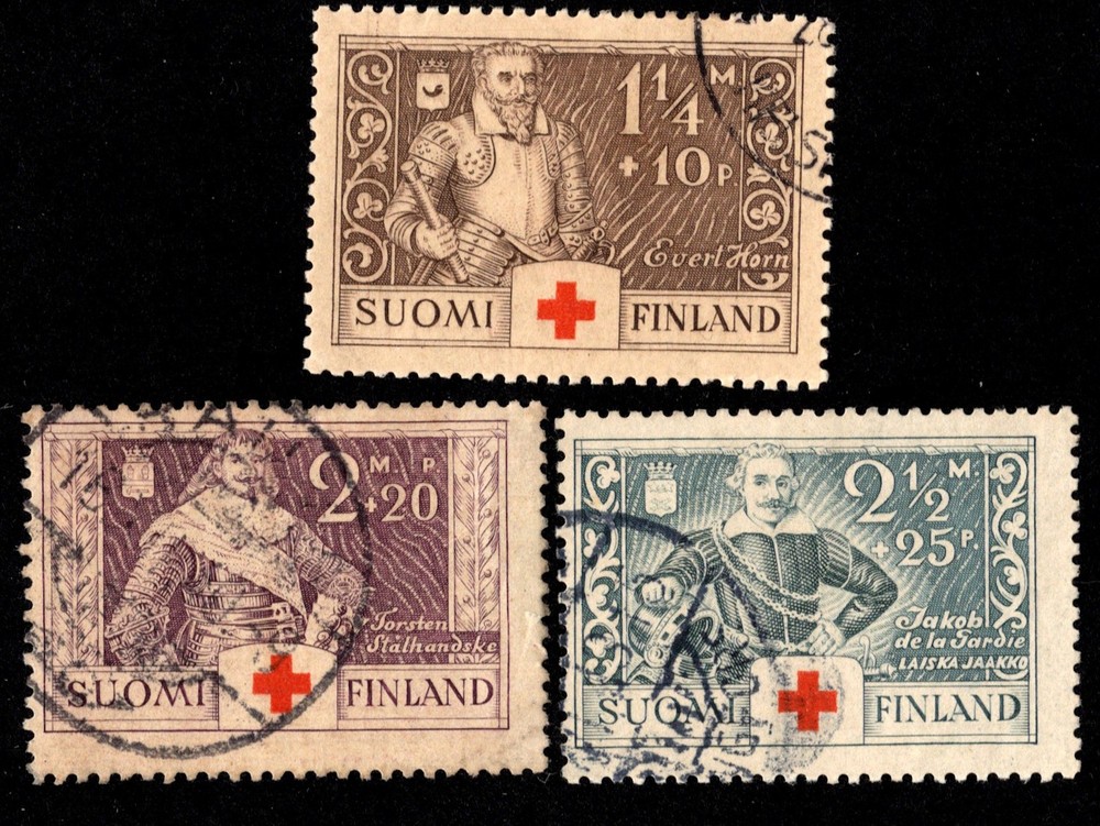 Finland Scott B15-B17 Used.