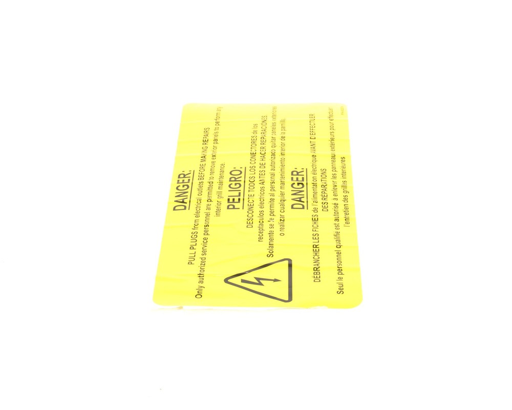 Garland Label, Pull Plugs 4522374 - Genuine OEM Replacement Part