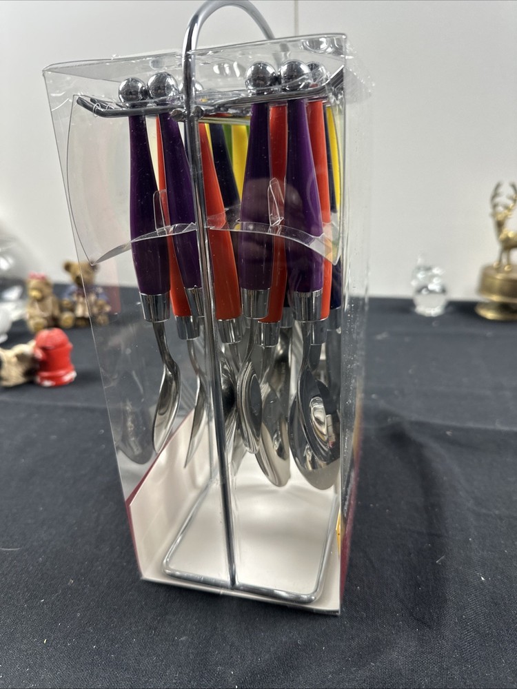 Chef Mate Flatware Set With Rack 20 Piece