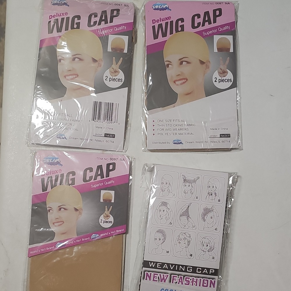 3xDream Wig  and 1x Weave Cap Light One Size