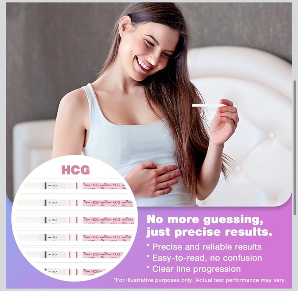 Easy@Home 50 Ovulation Test Strips and 20 Pregnancy Test Strips Combo Kit