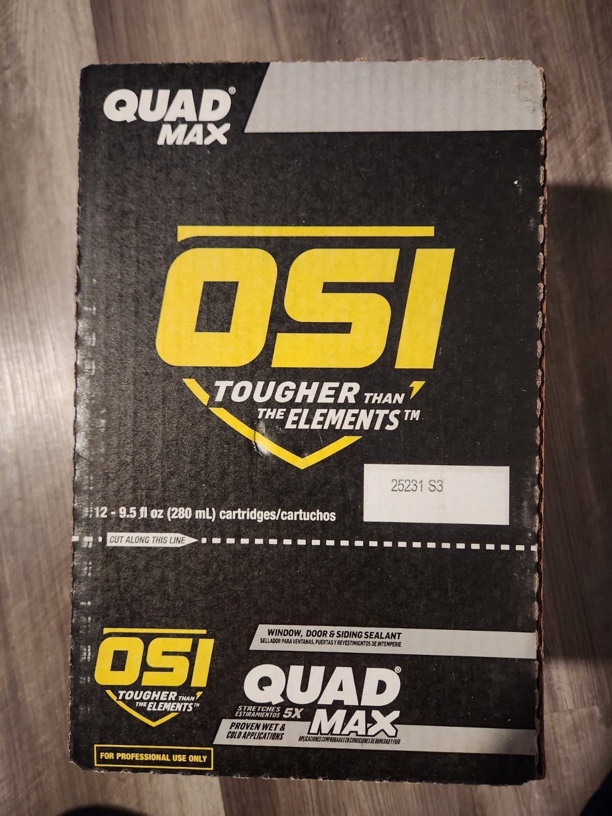 OSI Quad Max Window Door & Siding White Sealant 9.5 oz.  White 12 Free Shipping