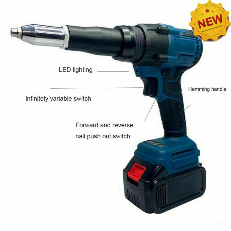 Electric Automatic Pneumatic Riveter Rivnut Nutsert Gun Rivet Nut Tool
