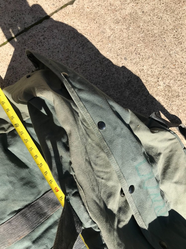 Heavy Canvas U.S. Aviator Kit Bag 1980's Dated Sec Ops Used