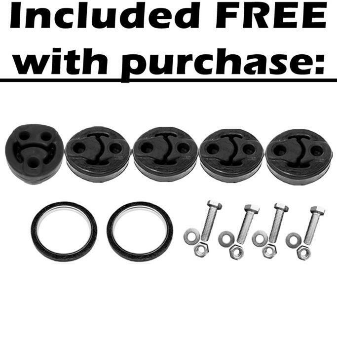 Exhaust System Kit with Hangers + Bolts compatible with : 03-09 4Runner 4.0L