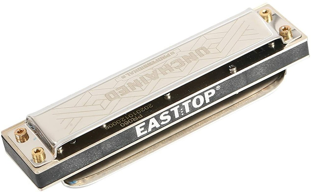 EASTTOP Diatonic Harmonica Blues Harmonic Unchained 10holes Harmonica Gift