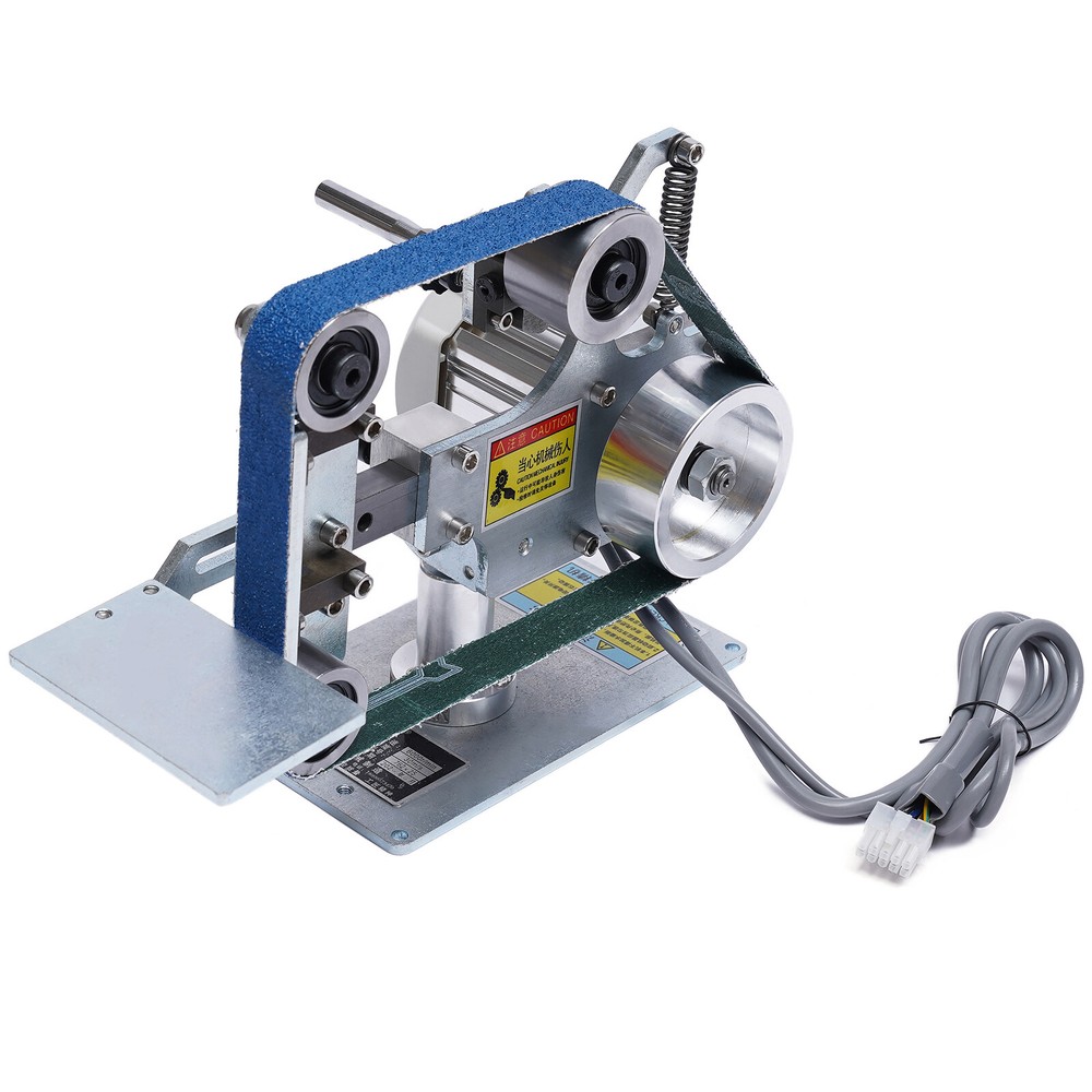 Belt Sander Bench Grinder Knife Sharpener with Large Table Polishing Sander