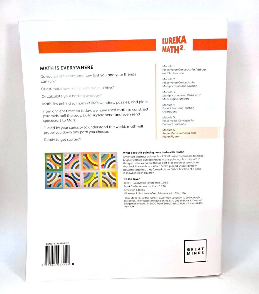 Eureka Math 2 Squared Fractional Units Grade 4 Module 6 Learn Workbook