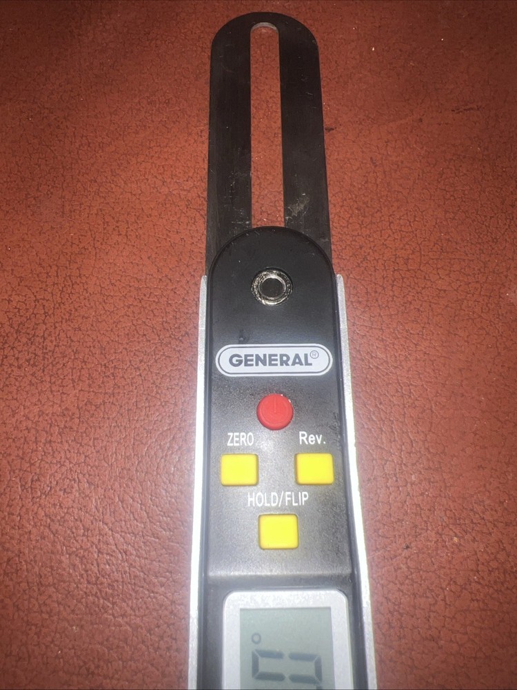 General Tools Digital 8" Sliding T-Bevel Protractor Gauge Angle-izer See Des