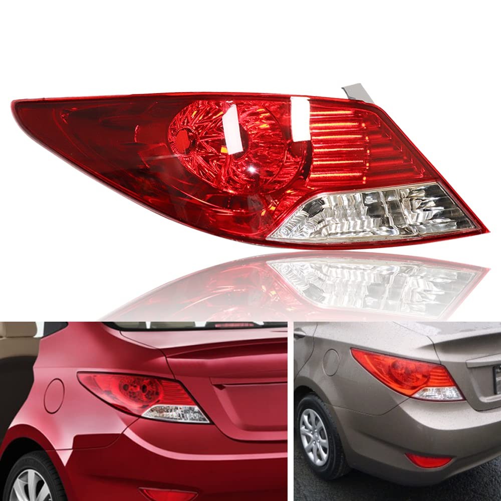 Halogen Tail Light for Accent 2012-2014 924011R010 Left Driver Side