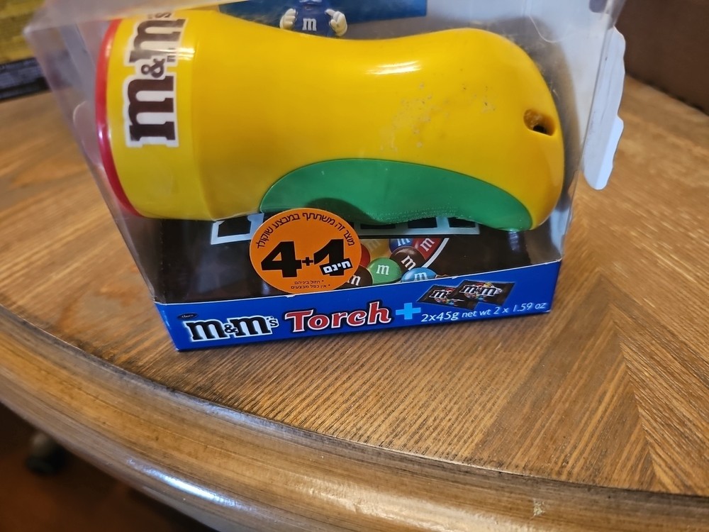 M&M's Torch flashlight with candy