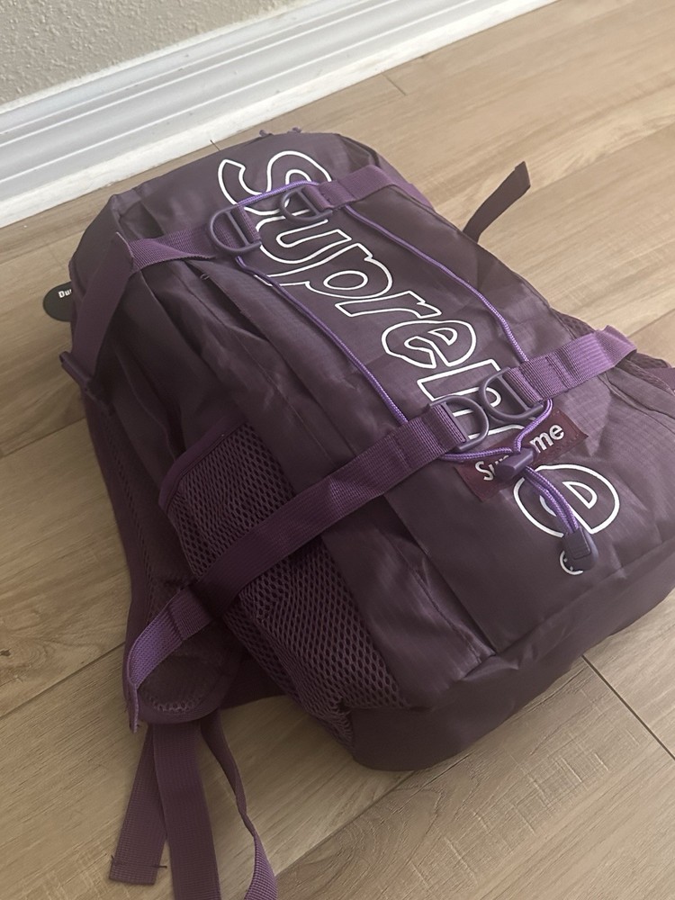 Purple supreme backpack