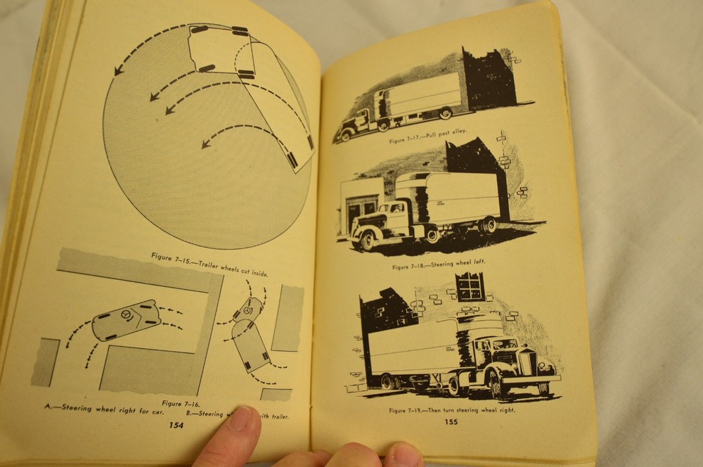 U.S. Navy Navpers 10640 Driver 3 & 2 Basic Training Book 1951 Edition 8" x 5"