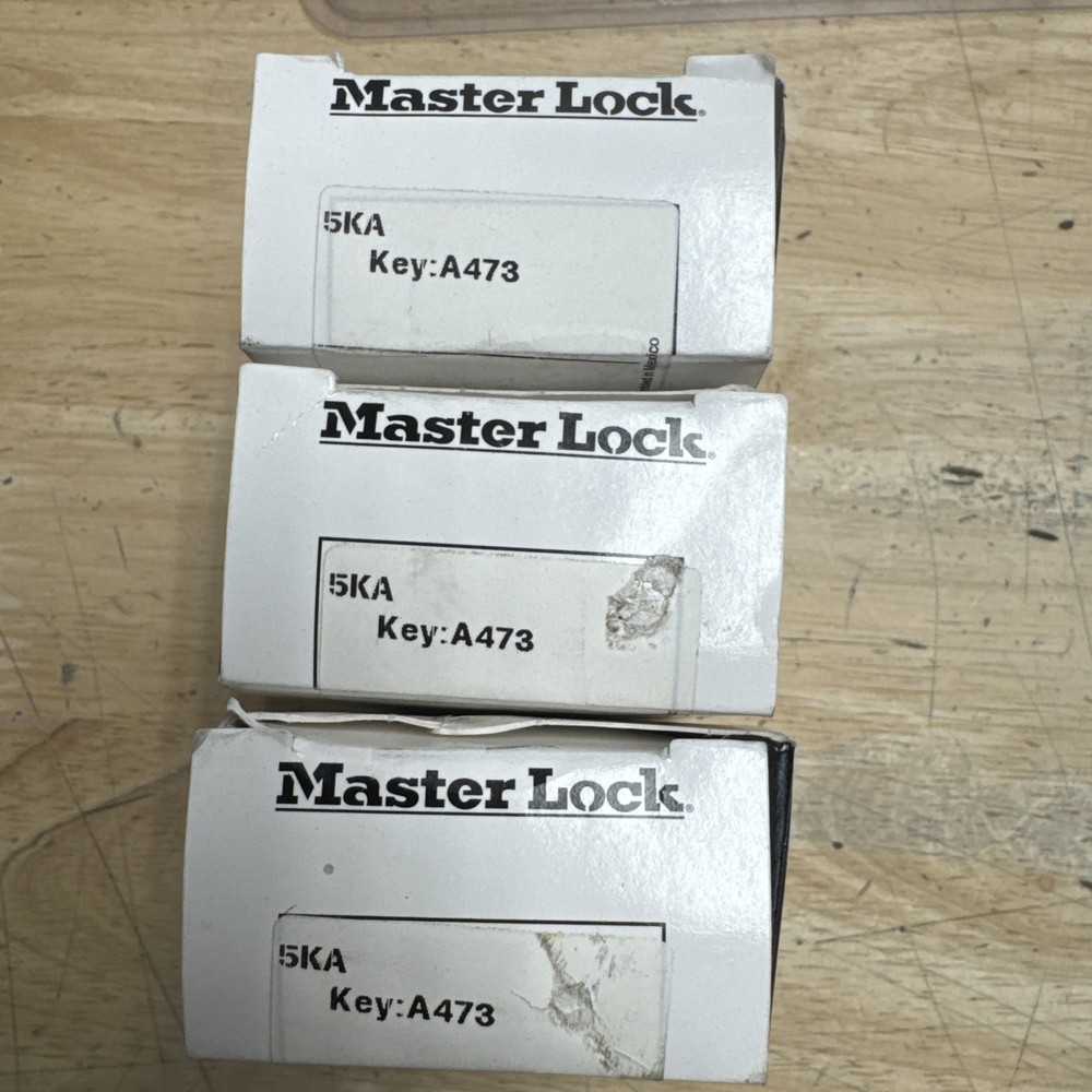 # 5 Padlock K.A. (# A473) (3) Pk🔥 Master Lock