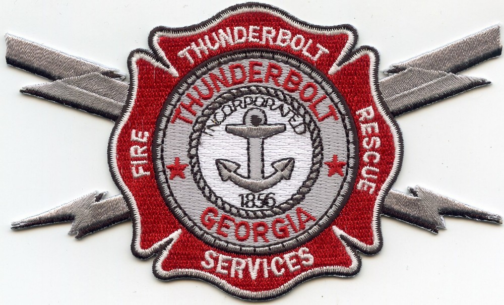 THUNDERBOLT GEORGIA GA RESCUE FIRE PATCH