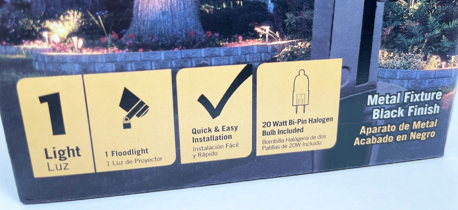 Malibu 9604 20W Landscape Lights Outdoor Floodlight Weatherproof Metal - 4 PACK