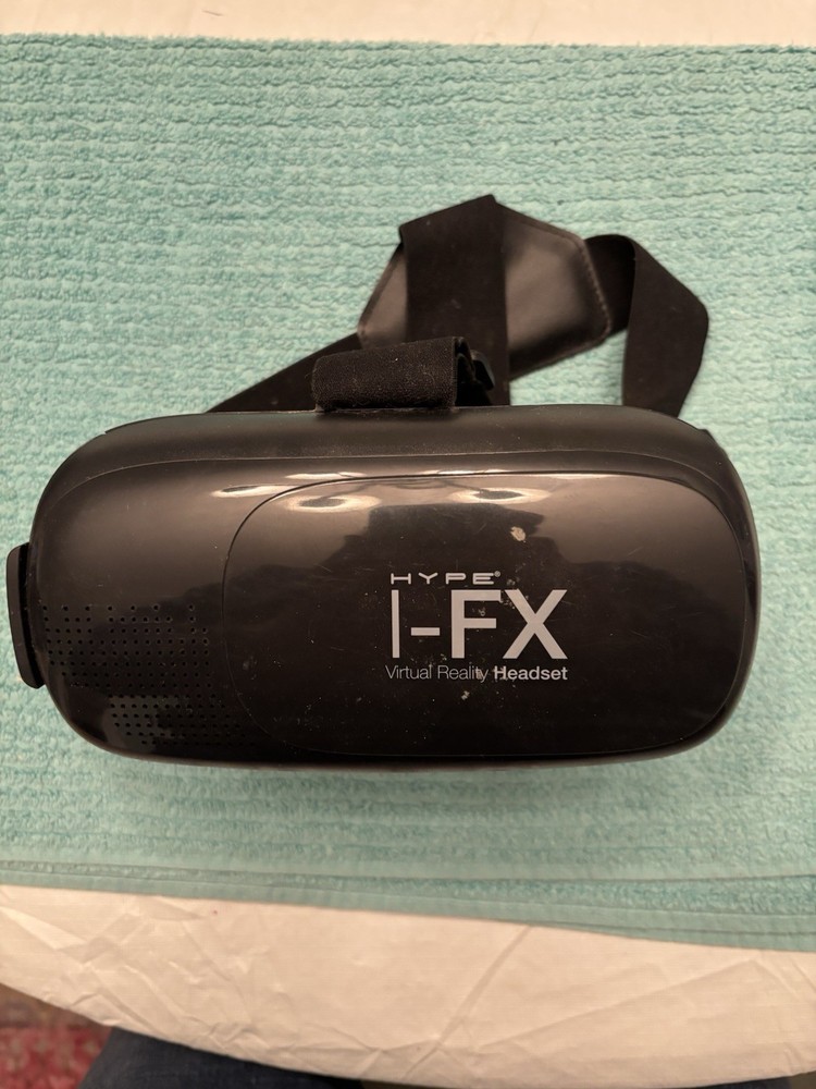 HYPE I-FX BLACK LIGHTWEIGHT REALITY HEADSET ADJUSTABLE HEADSTRAP