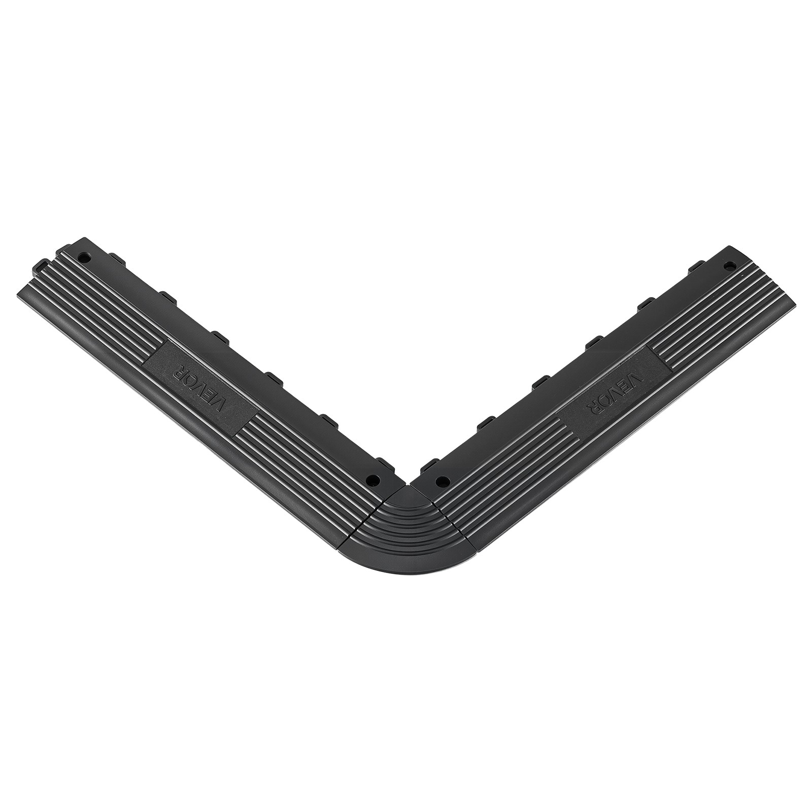 VEVOR Transition Edge Kit 11 Piece Interlocking Modular Garage Floor Edging PP