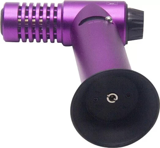 Jet Butane Torch Lighter Safety Lock & Adjustable Flame Refillable Purple