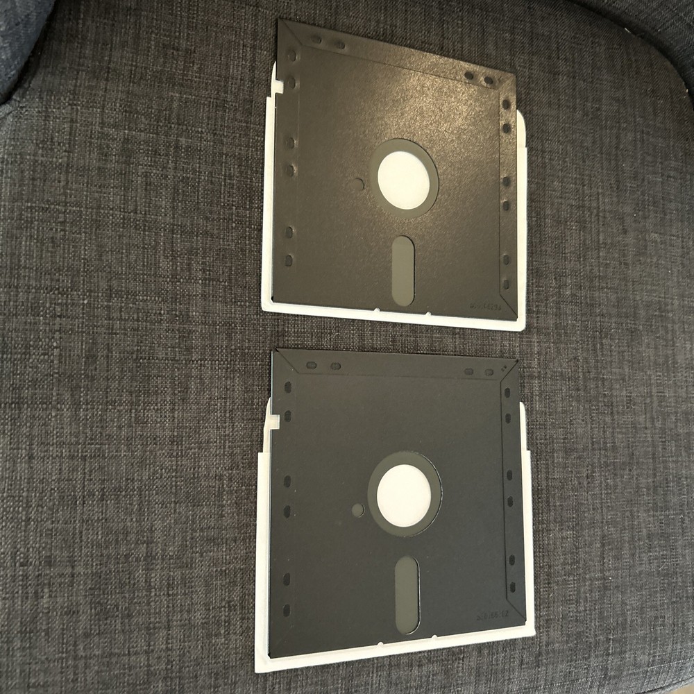 Double Dragon IBM Disk 1 And Disk 2, 5.25” Vintage Floppy Disk