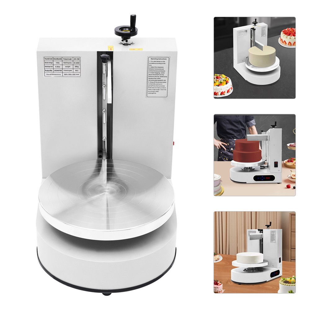 4" to 12" Cake Decorating Machine Cake Cream Spreading Coating Machine
