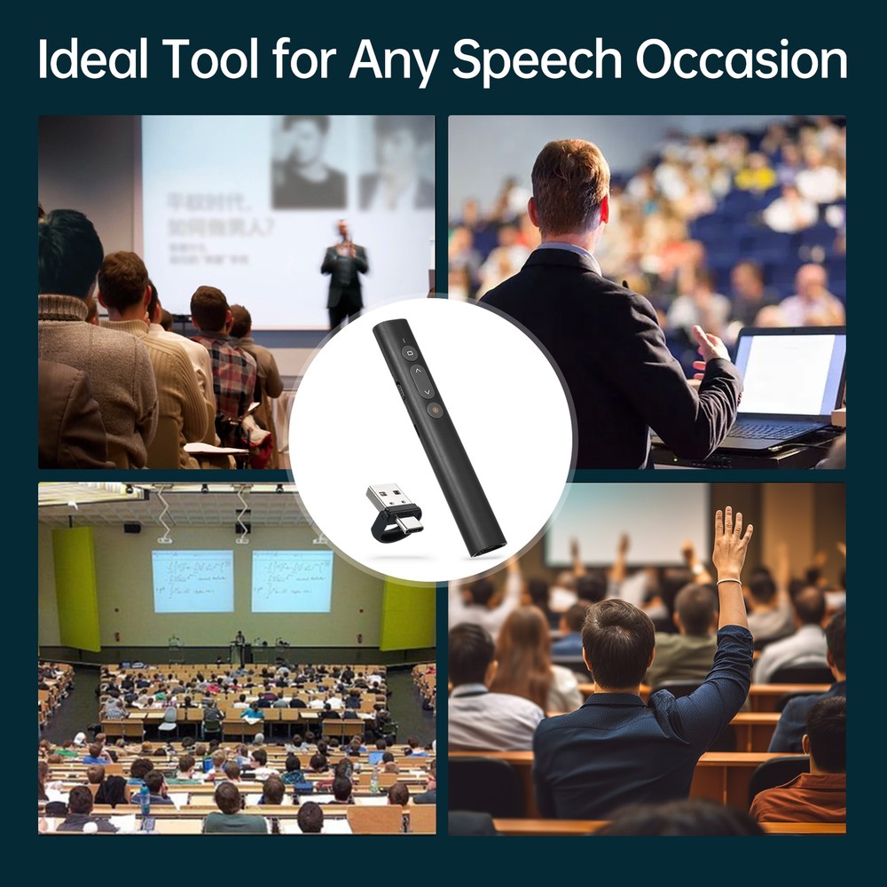 Bisofice Presentation Pointer for PowerPoint PPT Clicker with P6L3
