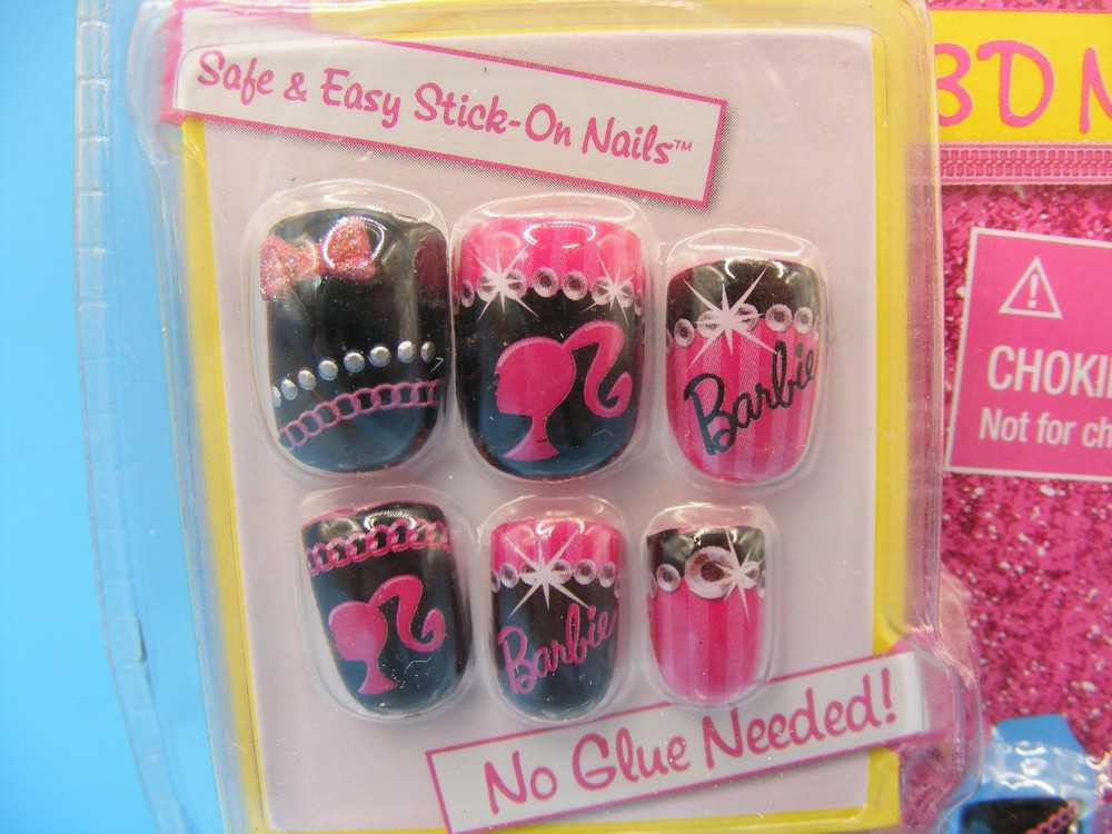2012 Barbie 3-D Nail Charms