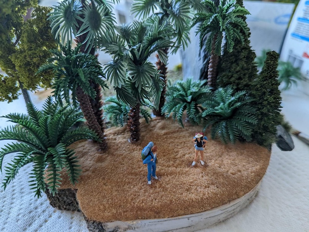 OrgMemory 36pcs Palm Trees, Ho Scale Bushes, Plastic Trees for Projects 1.5-6...