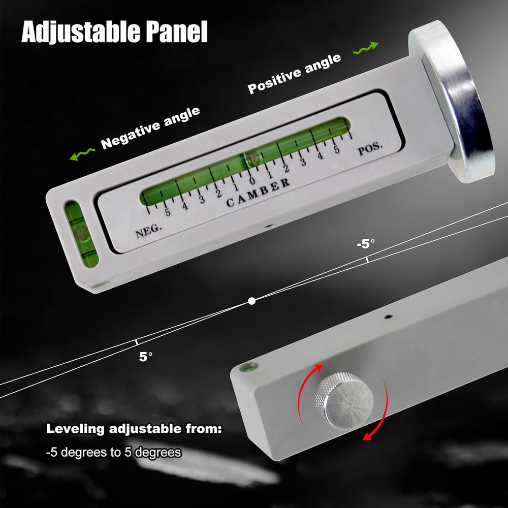 Universal Magnetic Gauge Tool Wheel Alignment Camber Alignment Tool Magnetic Whe