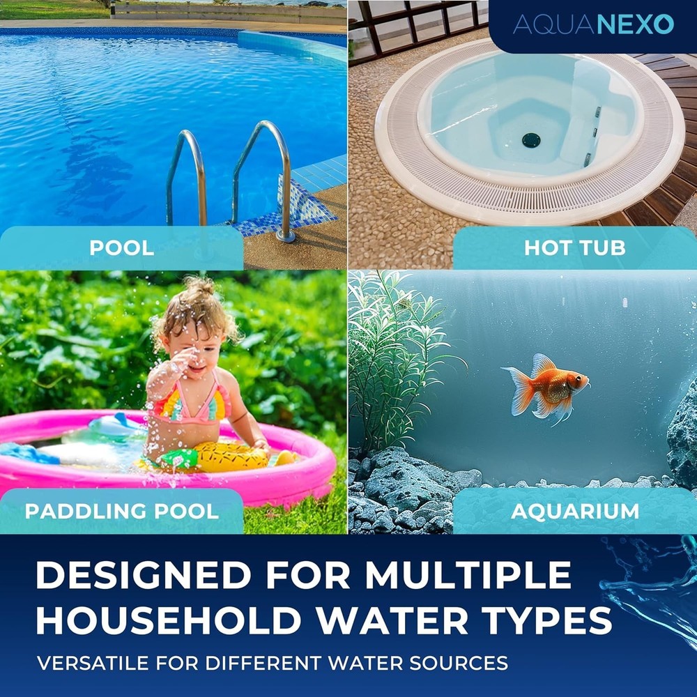 Water Kit pH Chlorine Pool Spa Well Water Testing 60 Tablets