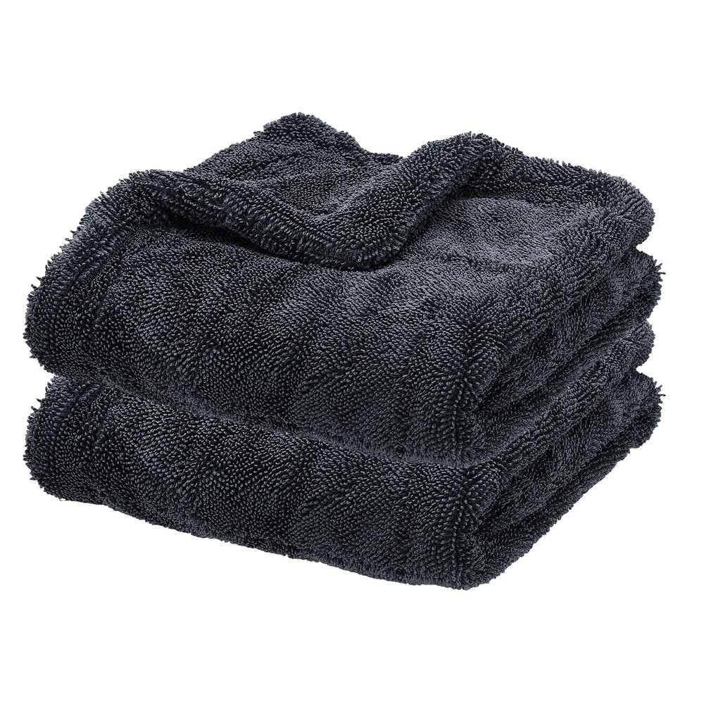 2pcs 16x24" Microfiber Car Towels for Grey
