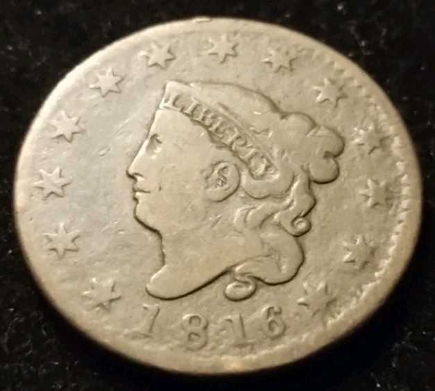 1816 Coronet Head Large Cent