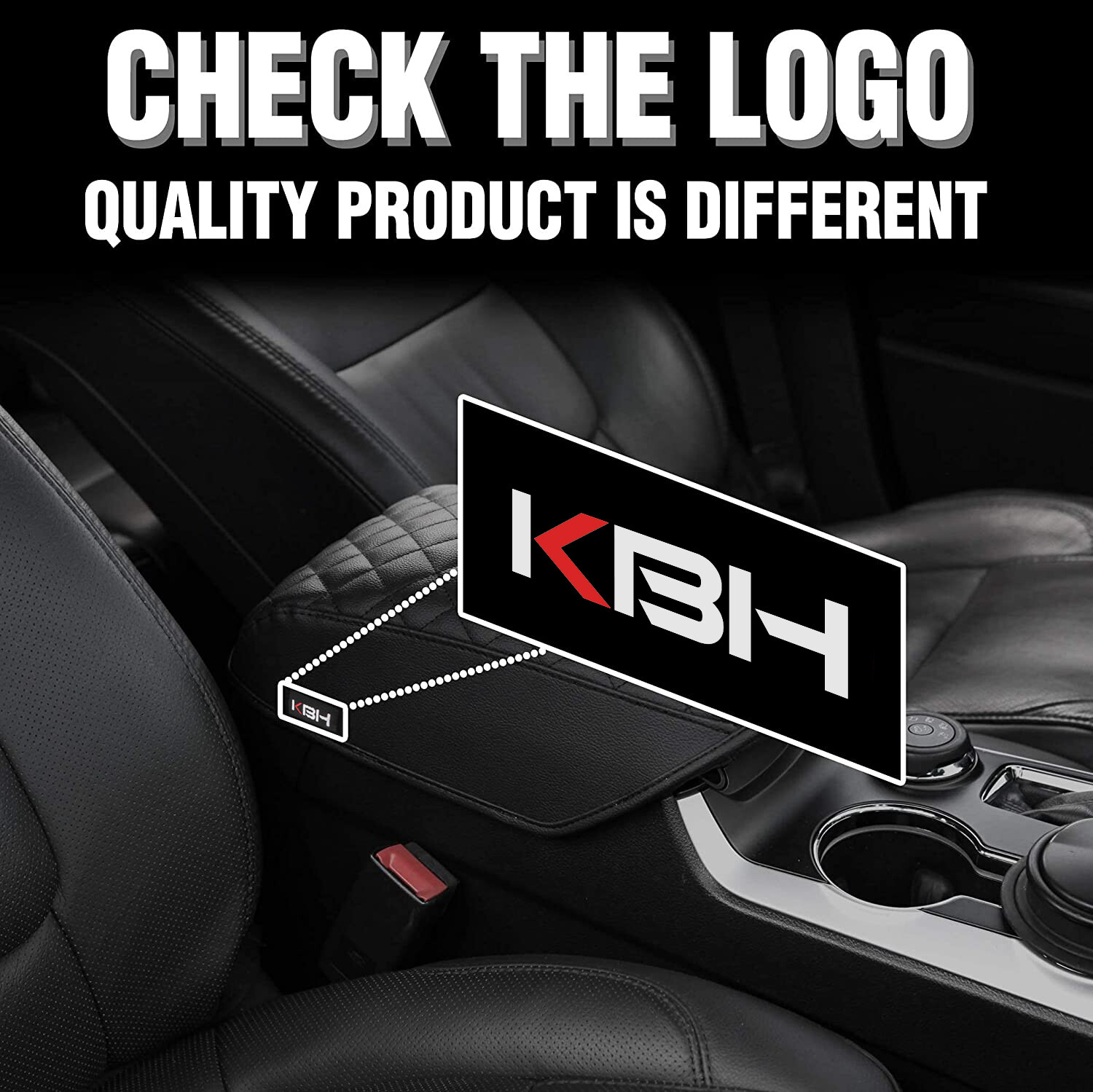 Fits 2010-2017 Chevy Equinox Center Console Lid Armrest Cover Vinyl Leather Pad