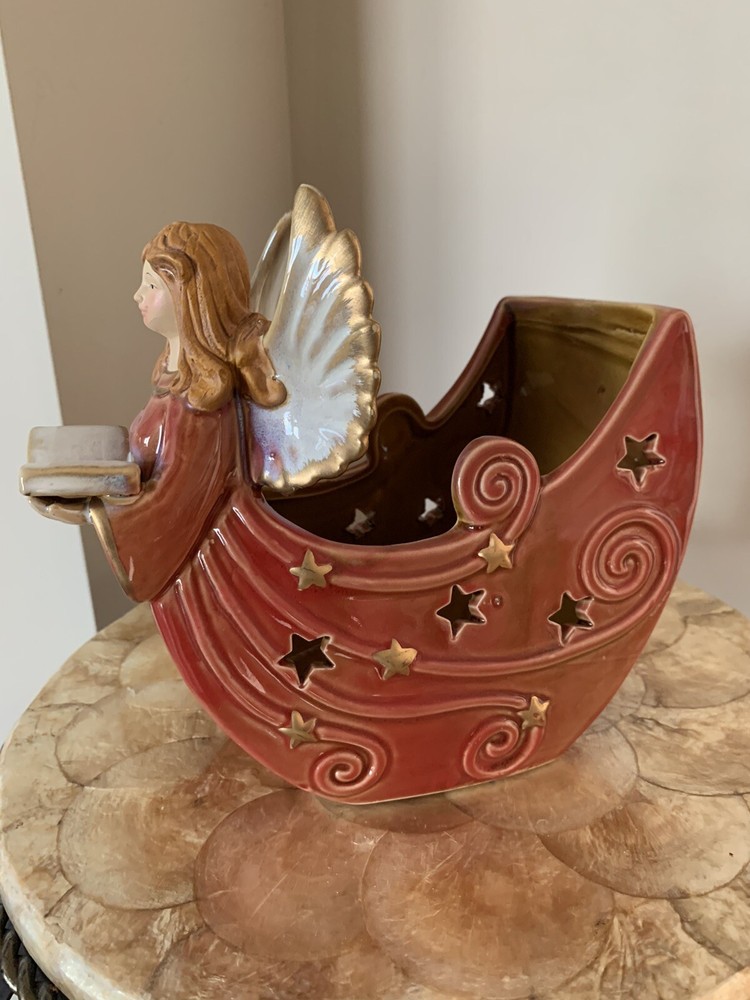 Angel Ceramic Planter