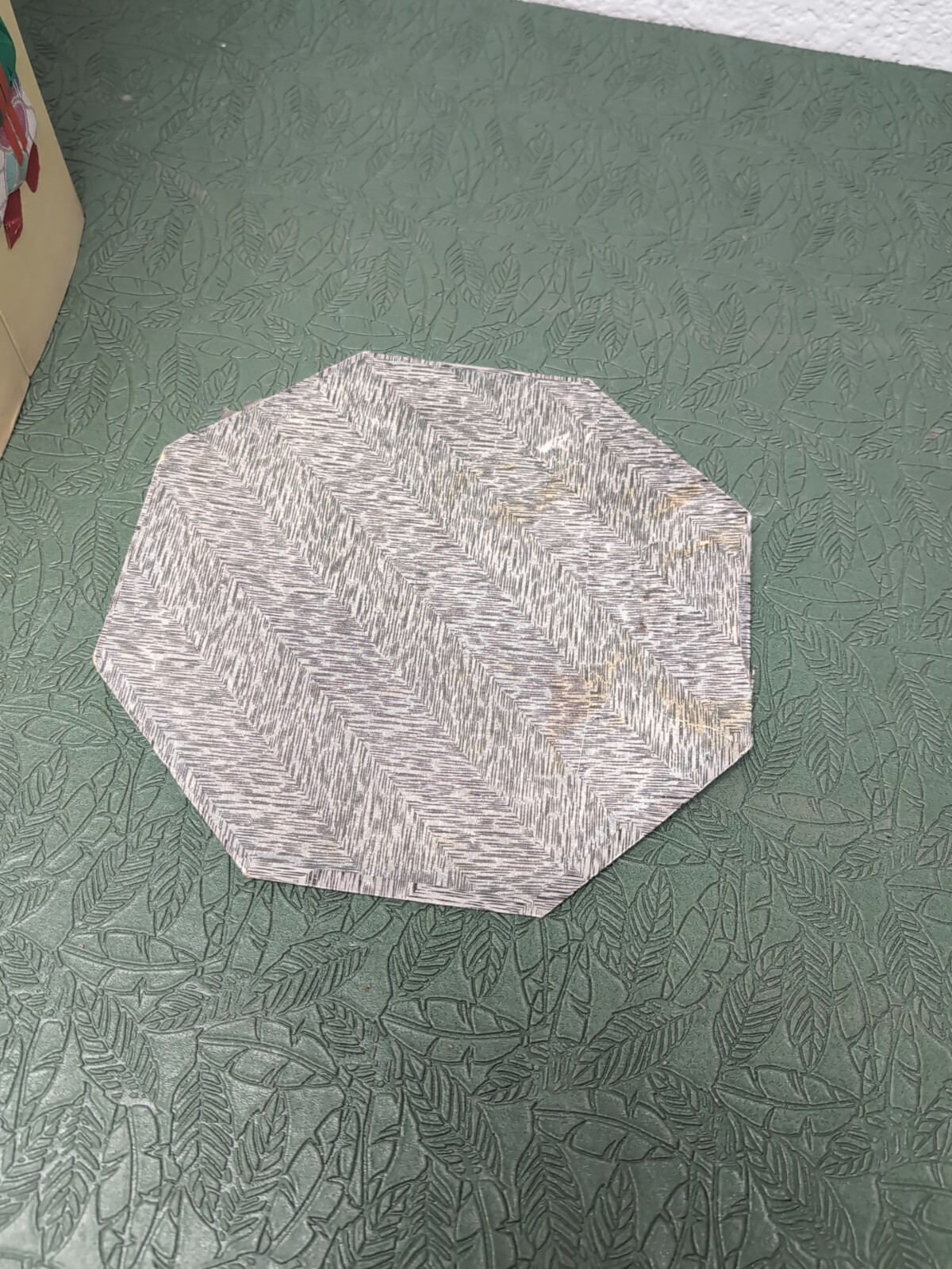 1940's-50's Silk & Paper Asian Chinese Folding Waste Paper Basket Damages